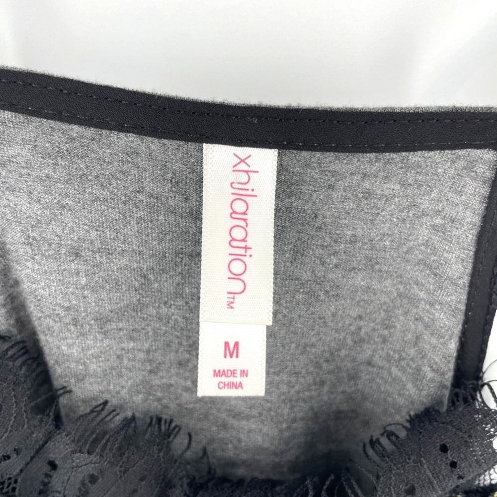 Xhilaration Y2K Floral Velvet Burnout Tank Top Size M Bloomcore Whimsigoth Fairy - Picture 8 of 10